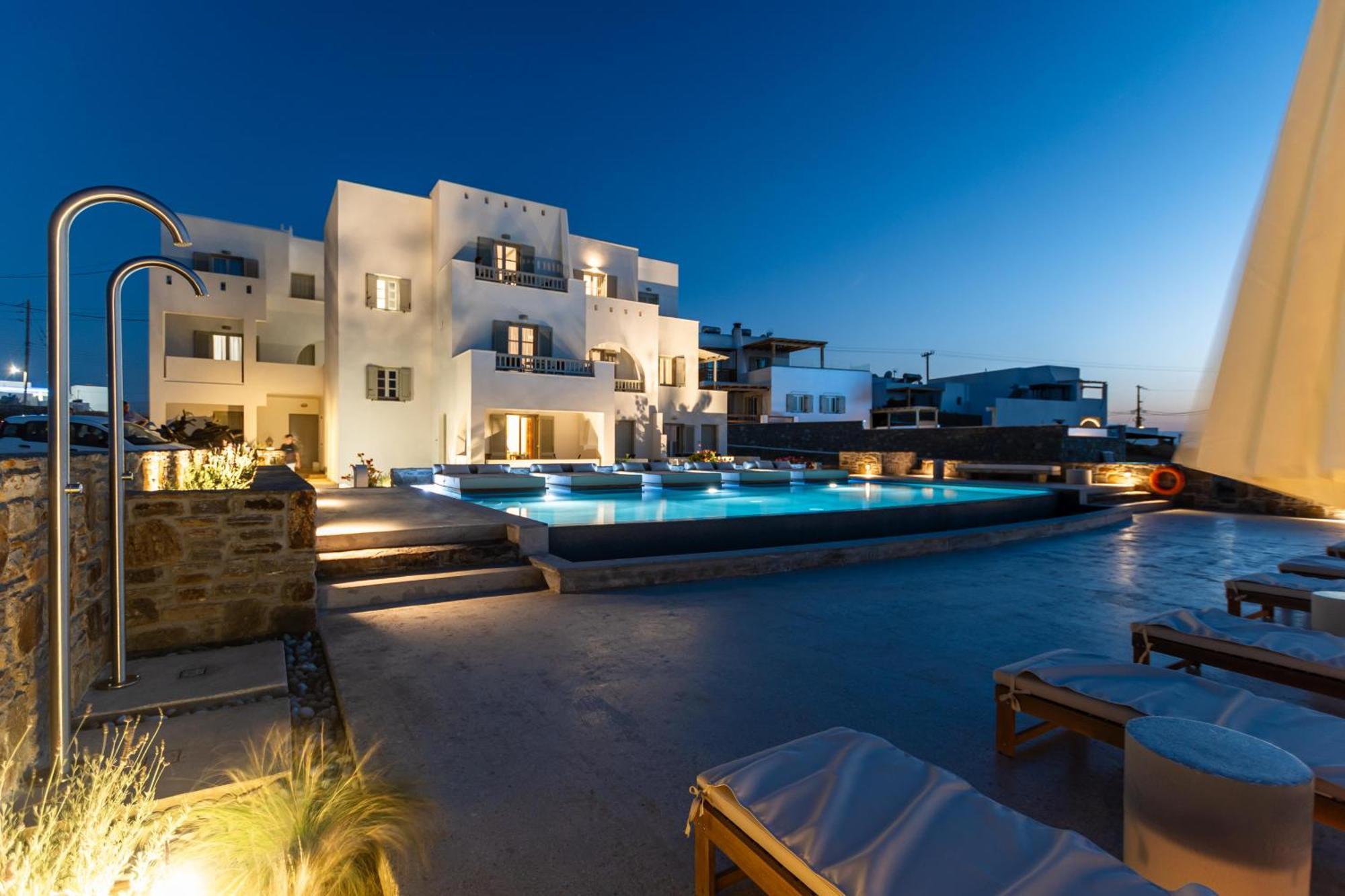 Agnadi Hotel Agia Anna  エクステリア 写真